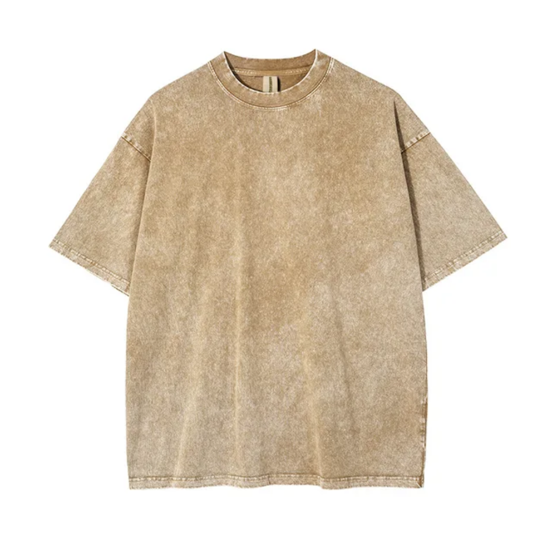Oversized Acid Wash T-Shirt | Vintage Streetwear OEM Private Label