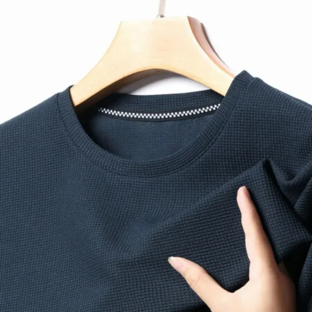 Waffle Knit T-Shirt | Premium Textured Fabric OEM Private Label
